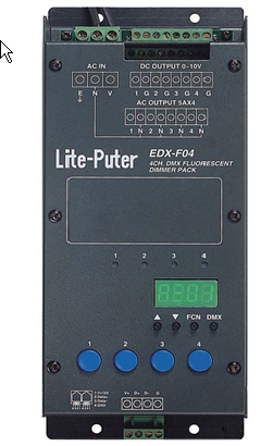 环境灯光控制系统/四回路日光灯调光器 型号:YL77-EDX-F04 II库号：D400794