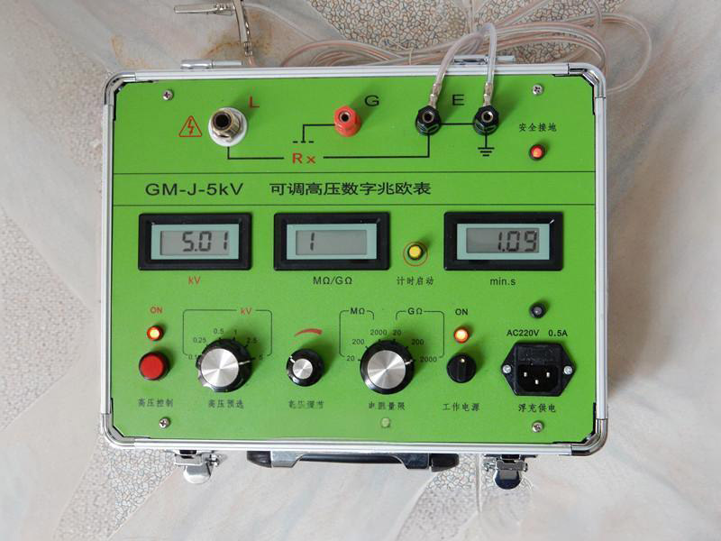 可调高压数字兆欧表TKH6-GM-J-5KV